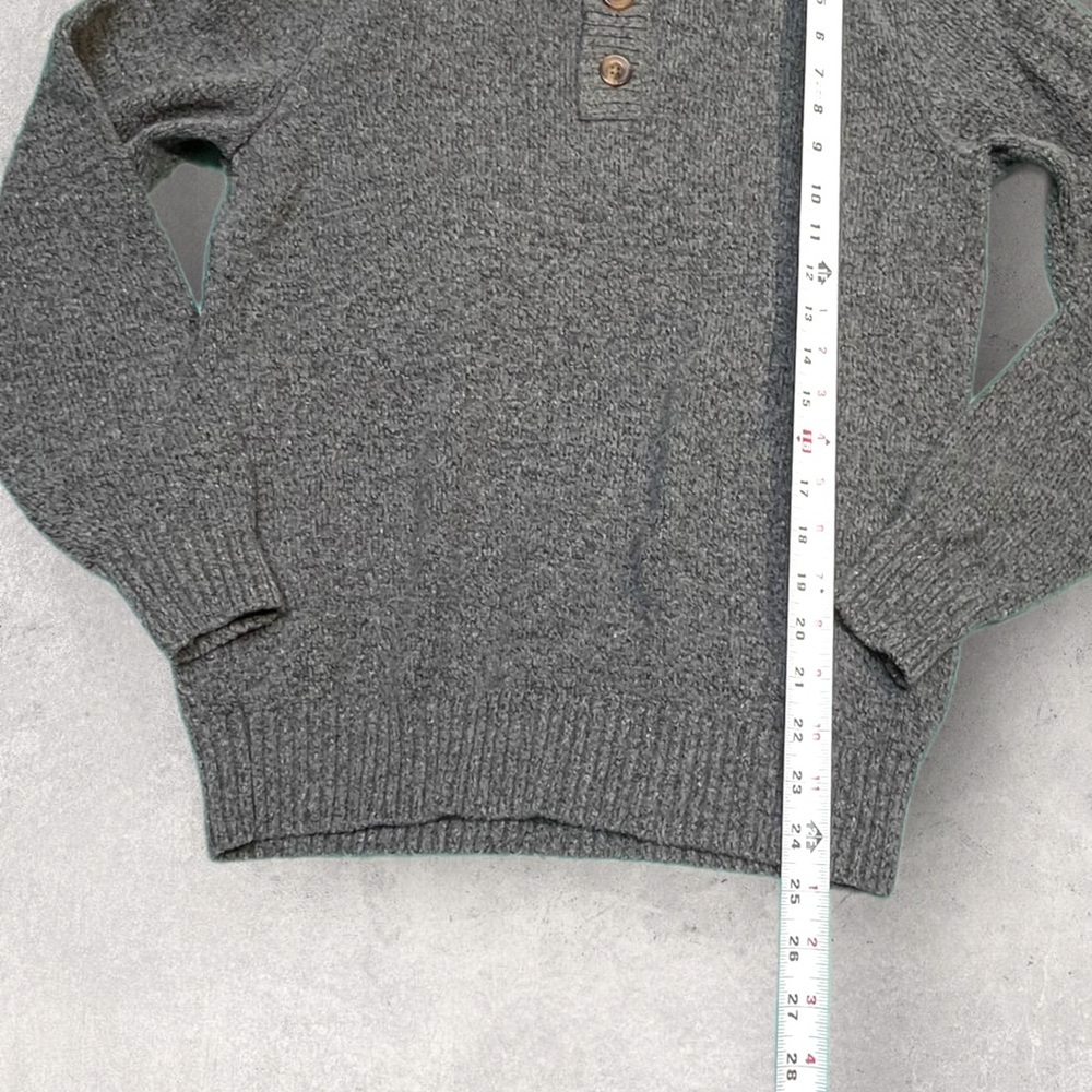 Izod Sweater Gray Sz Small - Picture 7 of 16